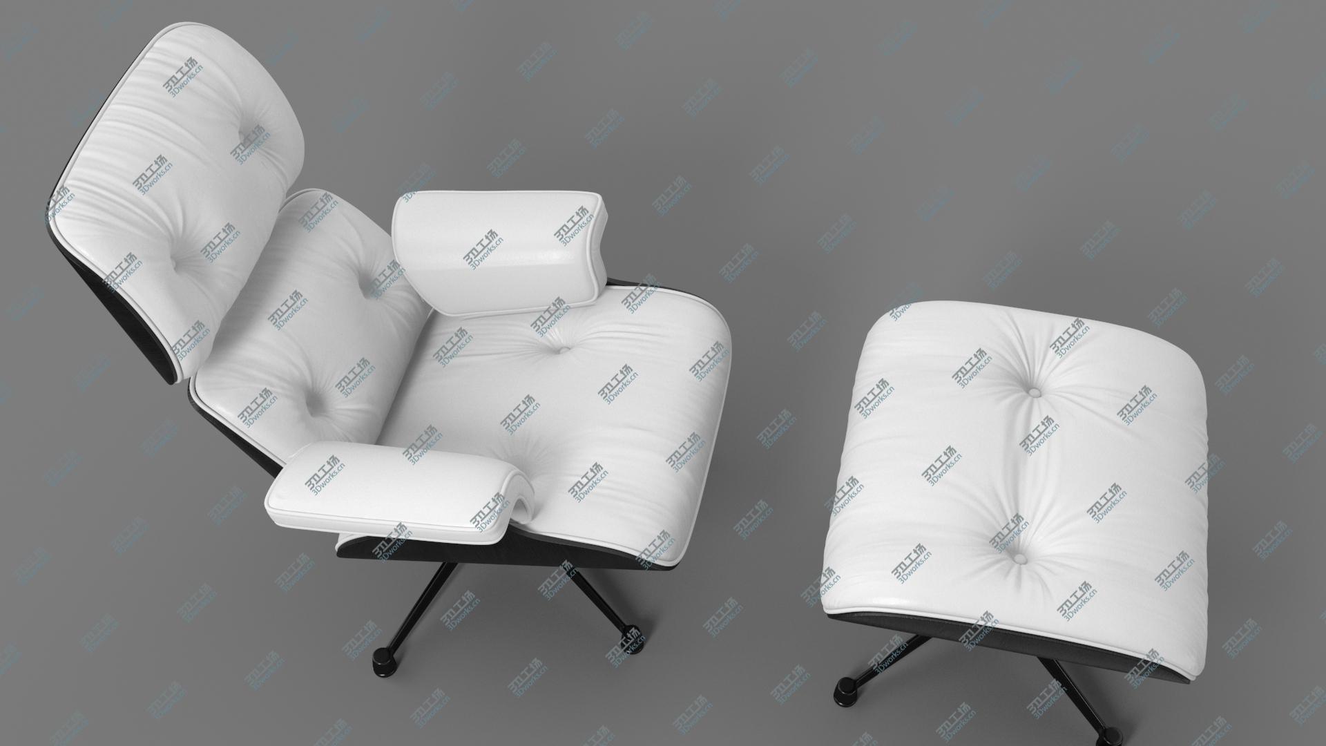 images/goods_img/202105072/Eames Vitra Lounge Chair 1956 BW 3D model/4.jpg